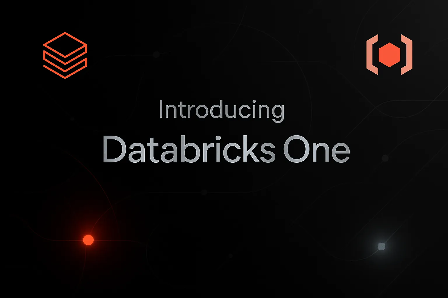 Capture d'écran de l'interface Databricks One montrant des tableaux de bord de données alimentés par l'IA et des fonctionnalités de requête en langage naturel